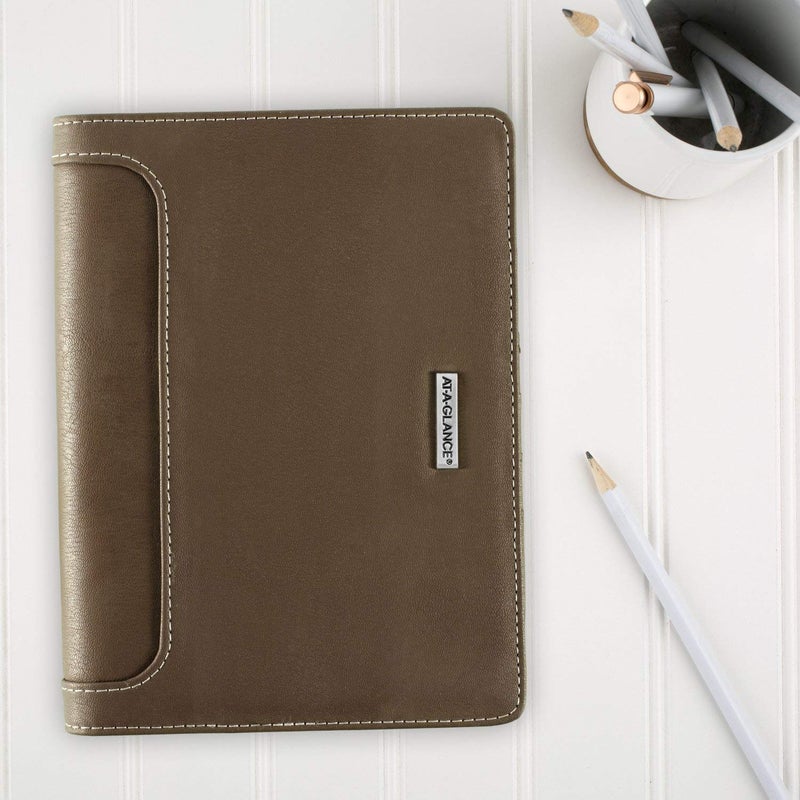 at-A-Glance Day Runner Harrison Phone and Address Book, Directory, 5-1/2" x 8-1/2", Size 4, Brown (1124-0286) - Image 2